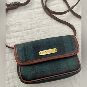 Vintage Polo Ralph Lauren plaid belt bag